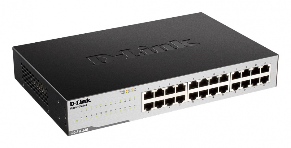 Switch 24 porturi gigabit carcasa metalica, d-link go-sw-24g